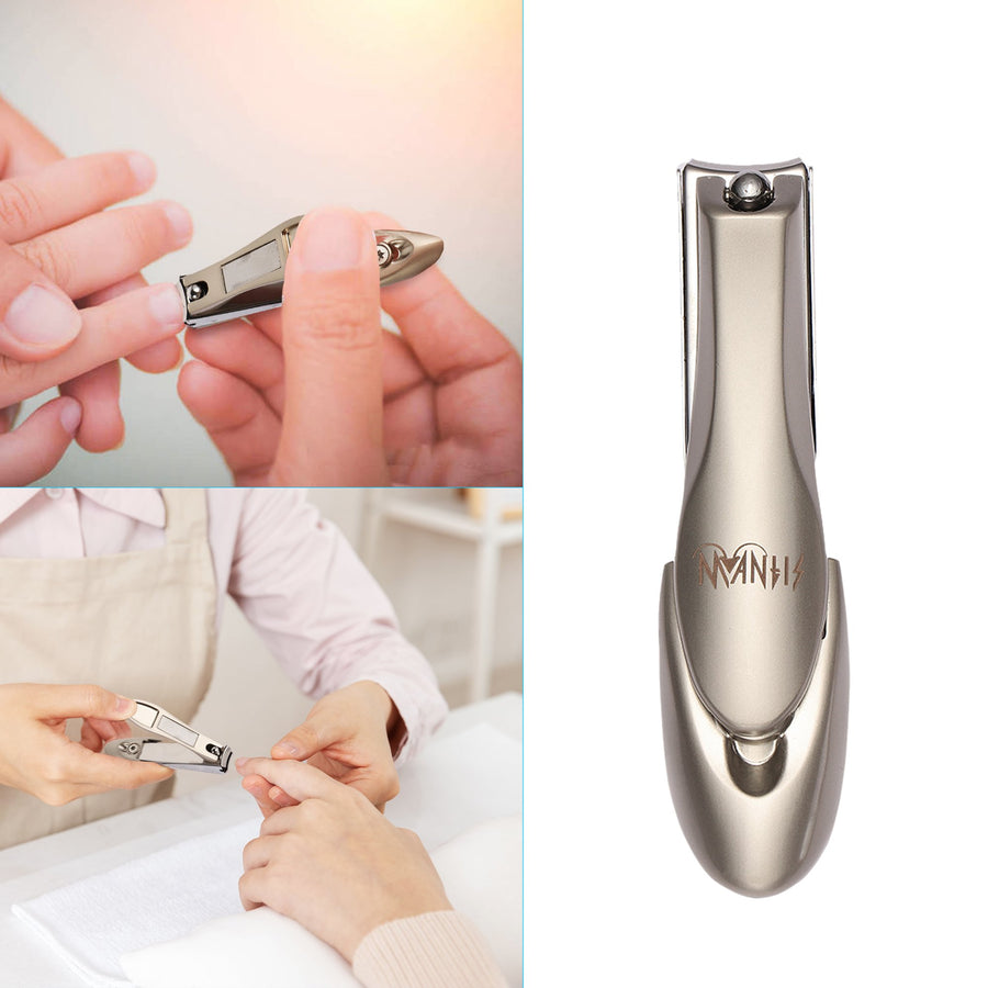 MANTIS Nail Clippers with Catcher Sharp Durable Bionic Design Kit